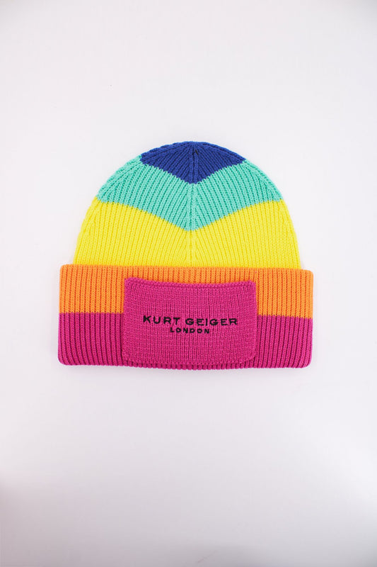 KURT GEIGER LONDON KGL KNITTED BEANIE en color MULTICOLOR (1)