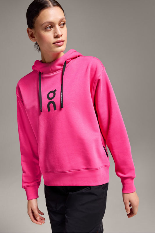 ON RUNNING CLUB HOODIE en color ROSA (1)