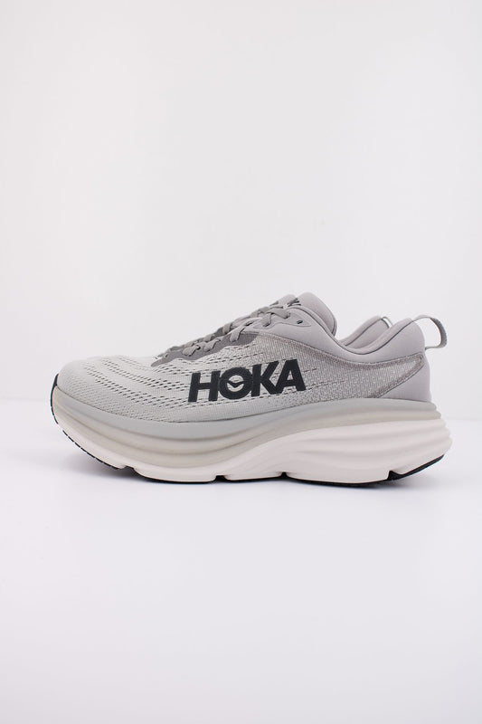 HOKA BONDI 8 en color GRIS (1)