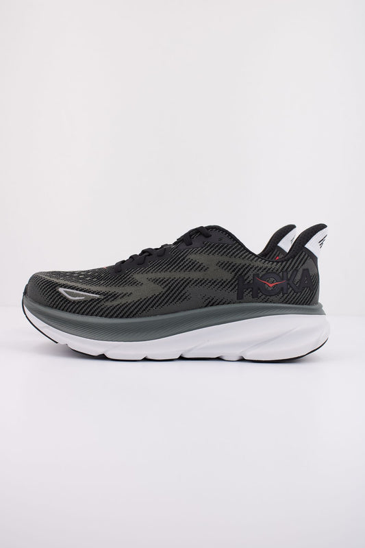 HOKA CLIFTON 9 en color NEGRO (1)