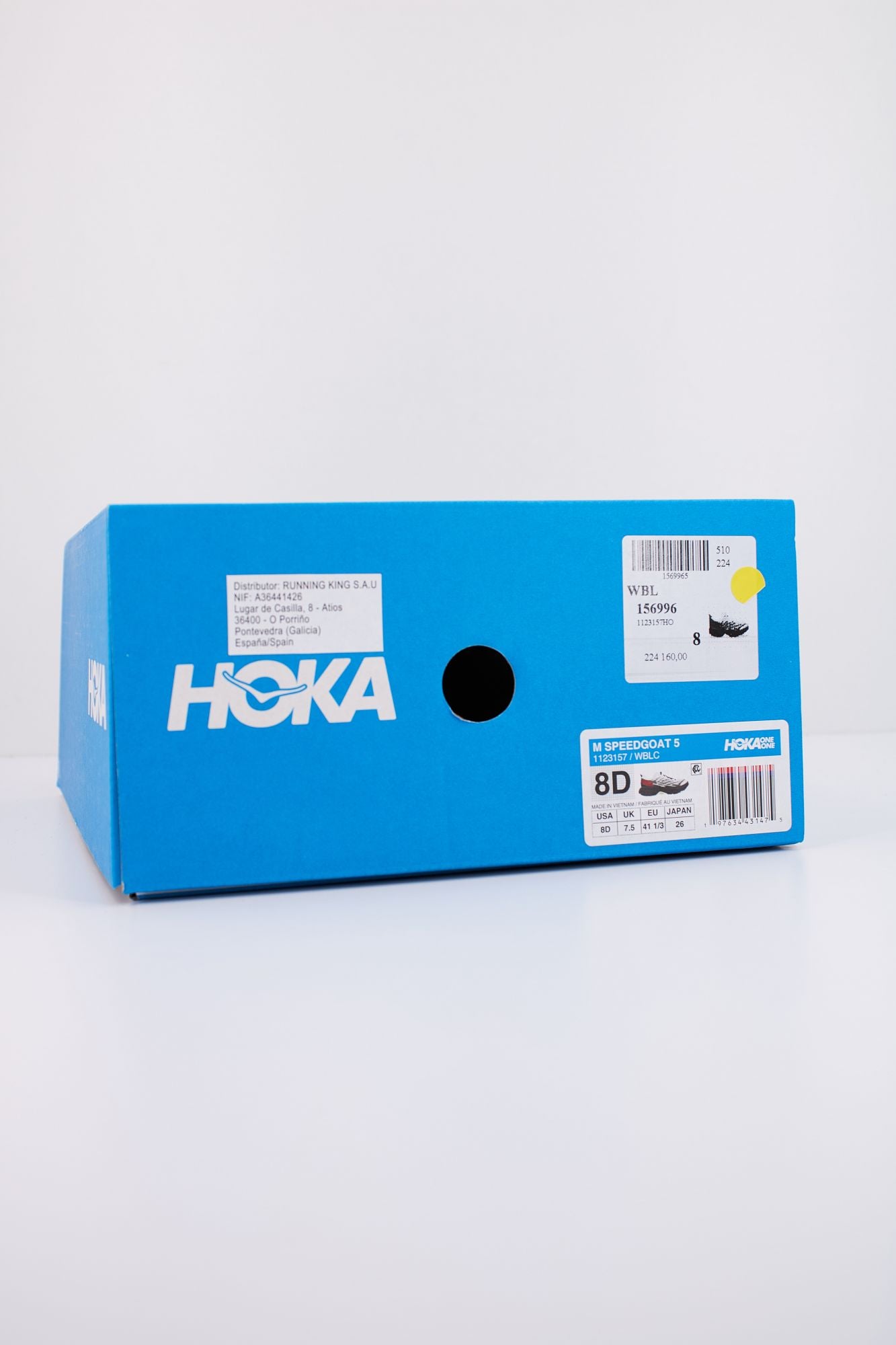 HOKA SPEEDGOAT 5 en color BLANCO (6)