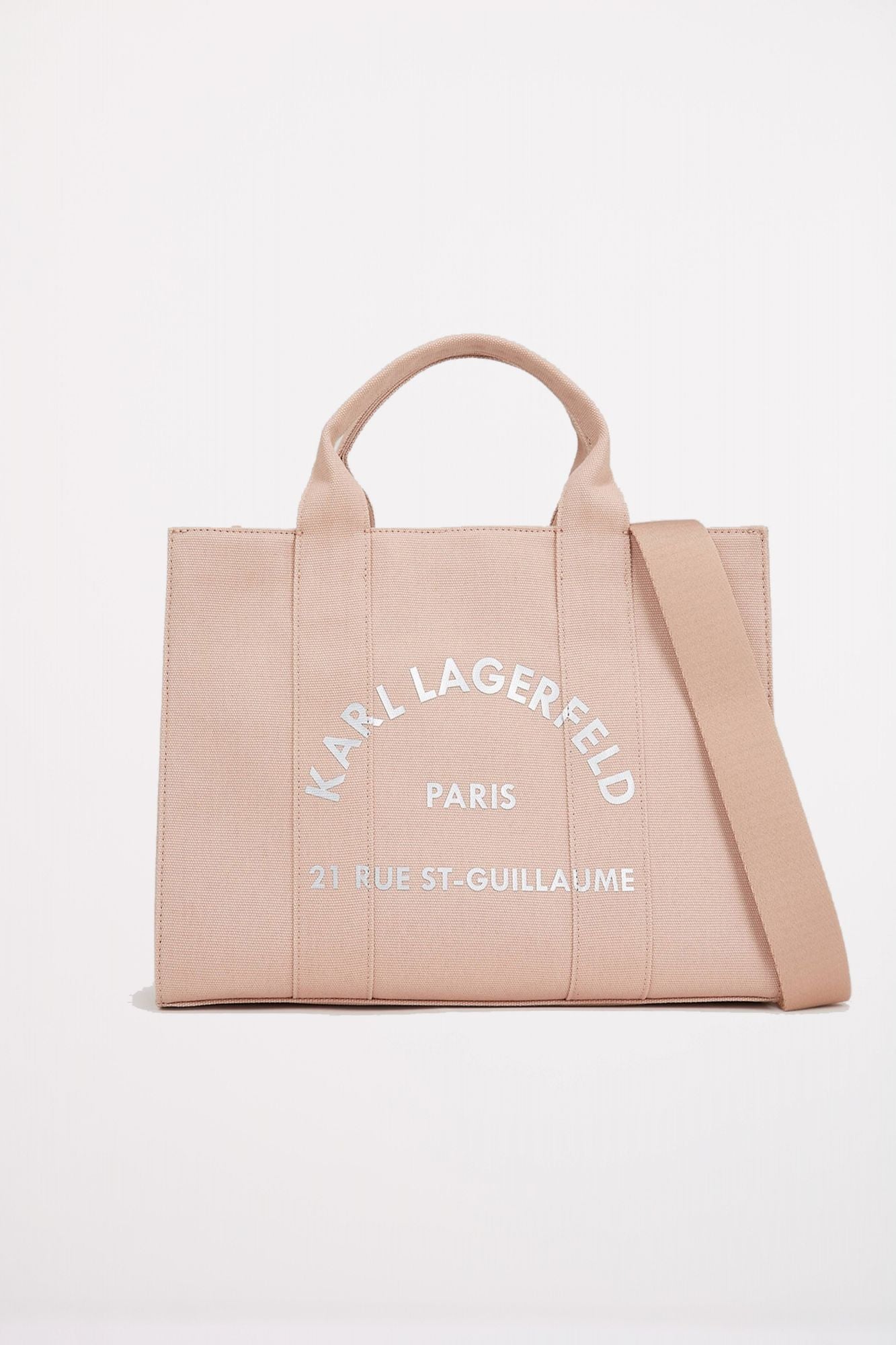 KARL LAGERFELD RSG SQUARE MEDIUM TOTE en color ROSA (1)