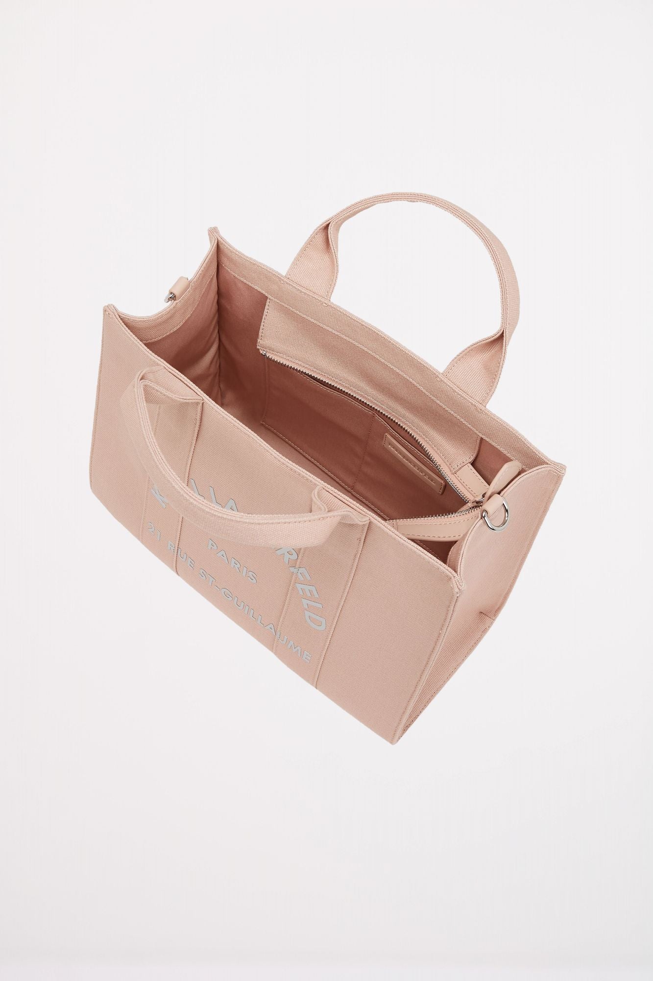 KARL LAGERFELD RSG SQUARE MEDIUM TOTE en color ROSA (3)