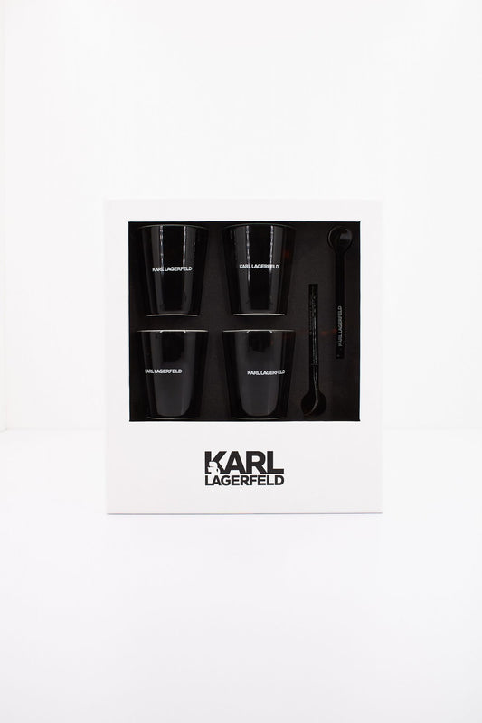 KARL LAGERFELD K/ESSENTIAL COFFEE SET en color NEGRO (1)