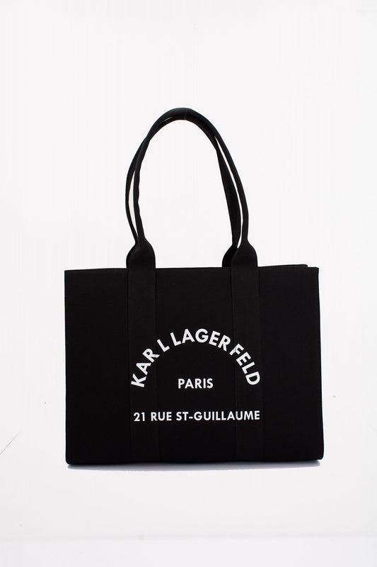 KARL LAGERFELD RSG SQUARE LARGE TOTE en color NEGRO (1)