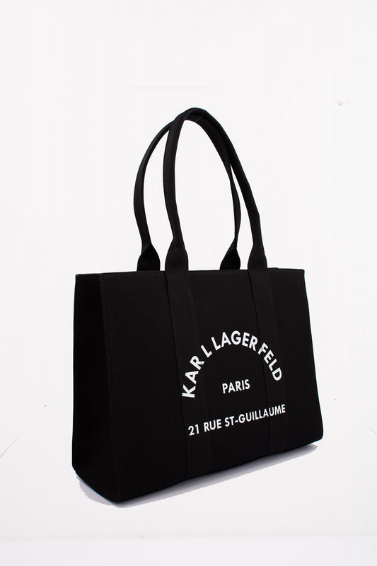 KARL LAGERFELD RSG SQUARE LARGE TOTE en color NEGRO (2)