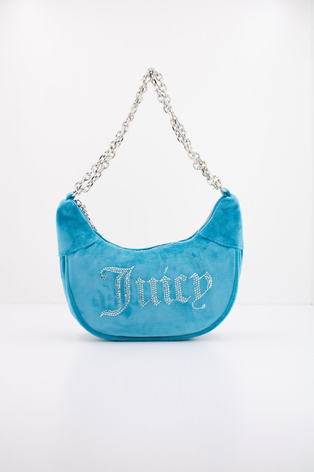 JUICY COUTURE KIMBERLY SMALL HOBO en color AZUL (1)