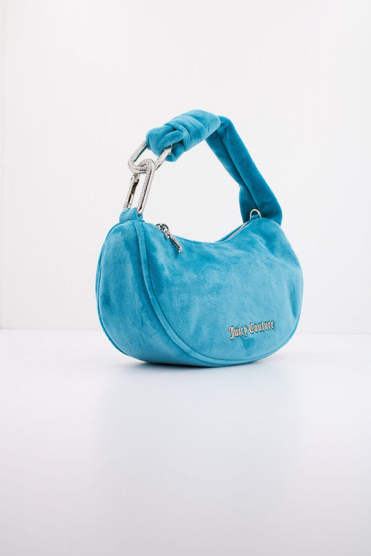 JUICY COUTURE  BLOSSOM SMALL HOBO en color AZUL (2)