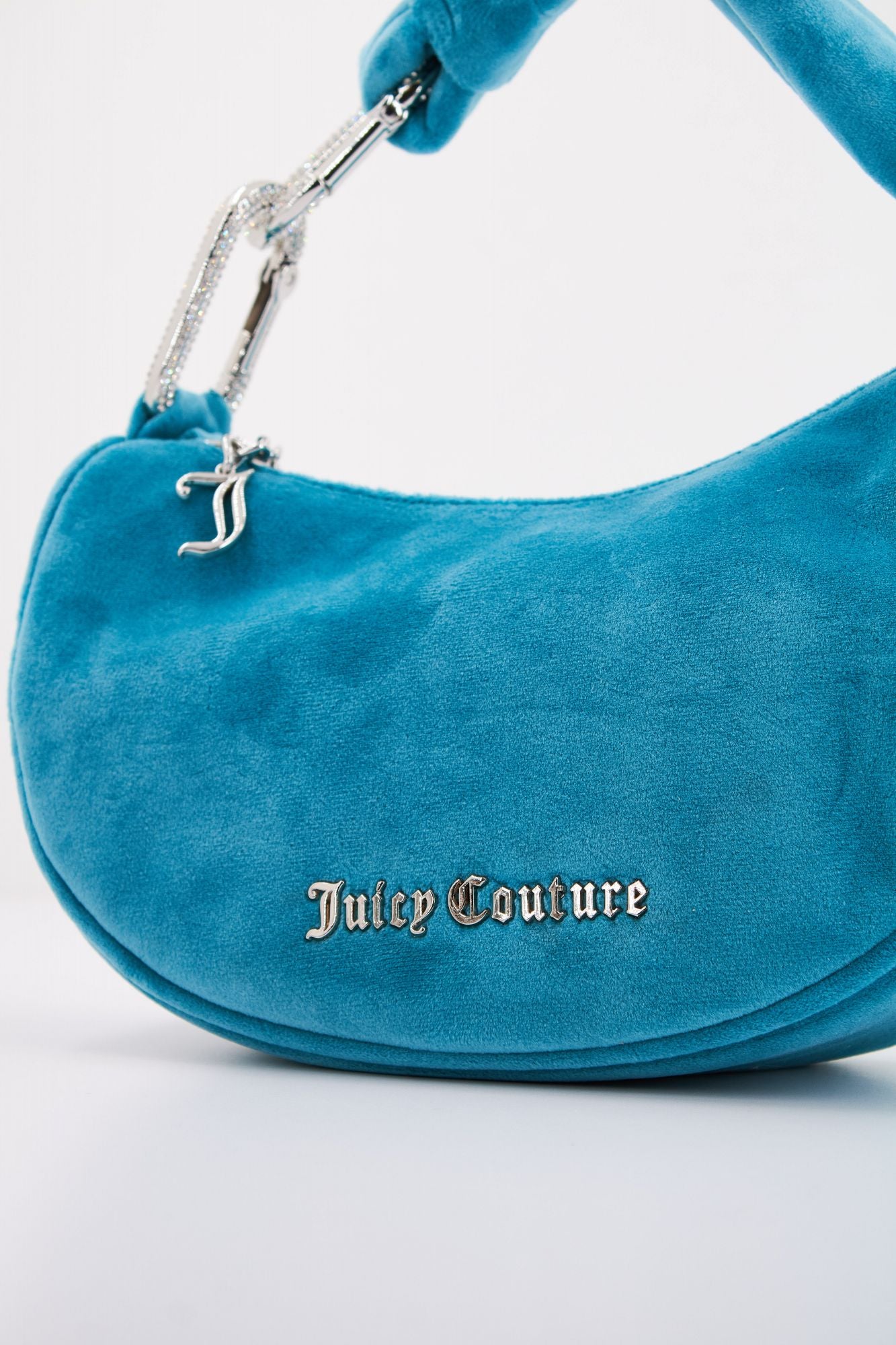 JUICY COUTURE  BLOSSOM SMALL HOBO en color AZUL (4)