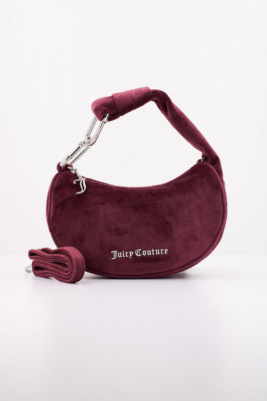 JUICY COUTURE BLOSSOM SMALL HOBO en color BURDEOS (1)