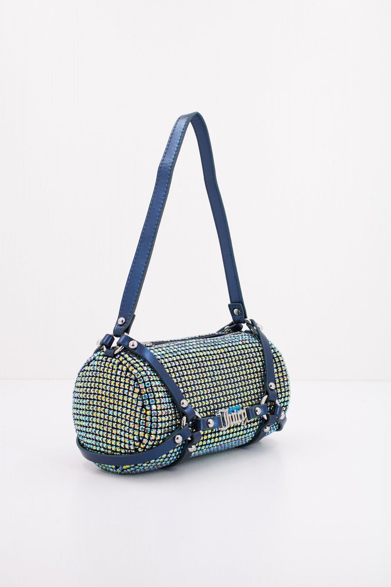 JUICY COUTURE MELANIE BARREL BAG en color AZUL (2)