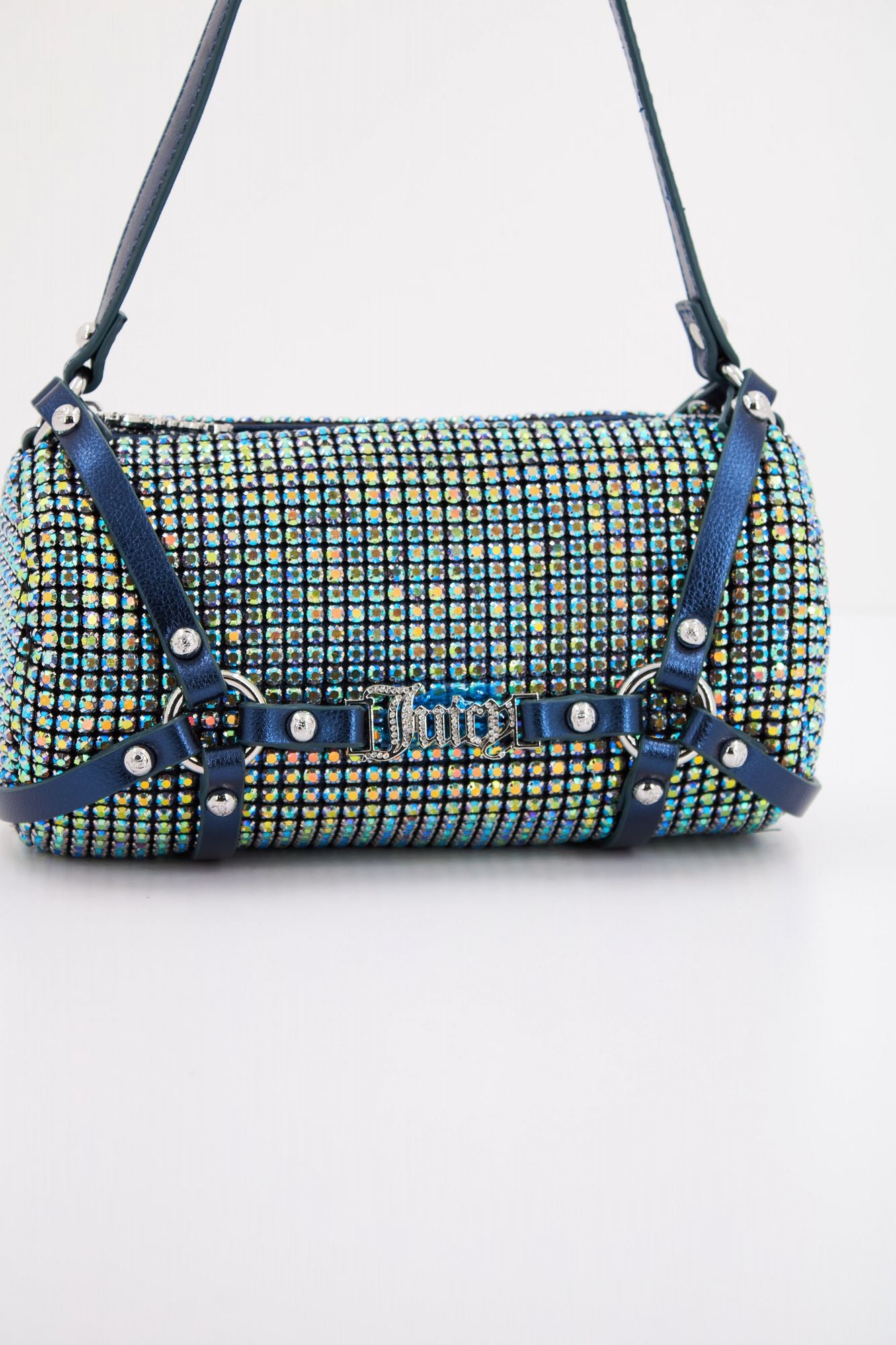 JUICY COUTURE MELANIE BARREL BAG en color AZUL (4)