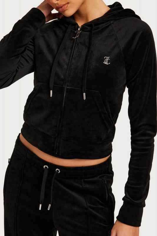 JUICY COUTURE MADISON HOODIES CLA en color NEGRO (1)