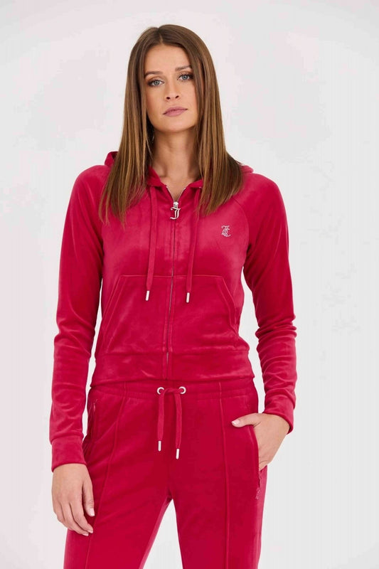 JUICY COUTURE MADISON HOODIES CLA en color ROSA (1)