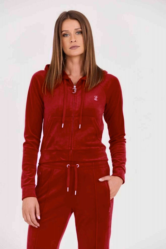 JUICY COUTURE  MADISON HOODIES CLA en color ROJO (1)