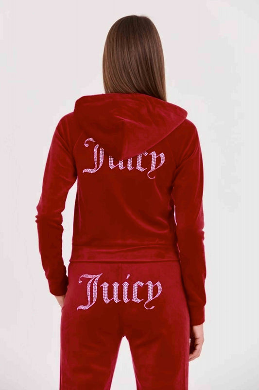 JUICY COUTURE  MADISON HOODIES CLA en color ROJO (2)