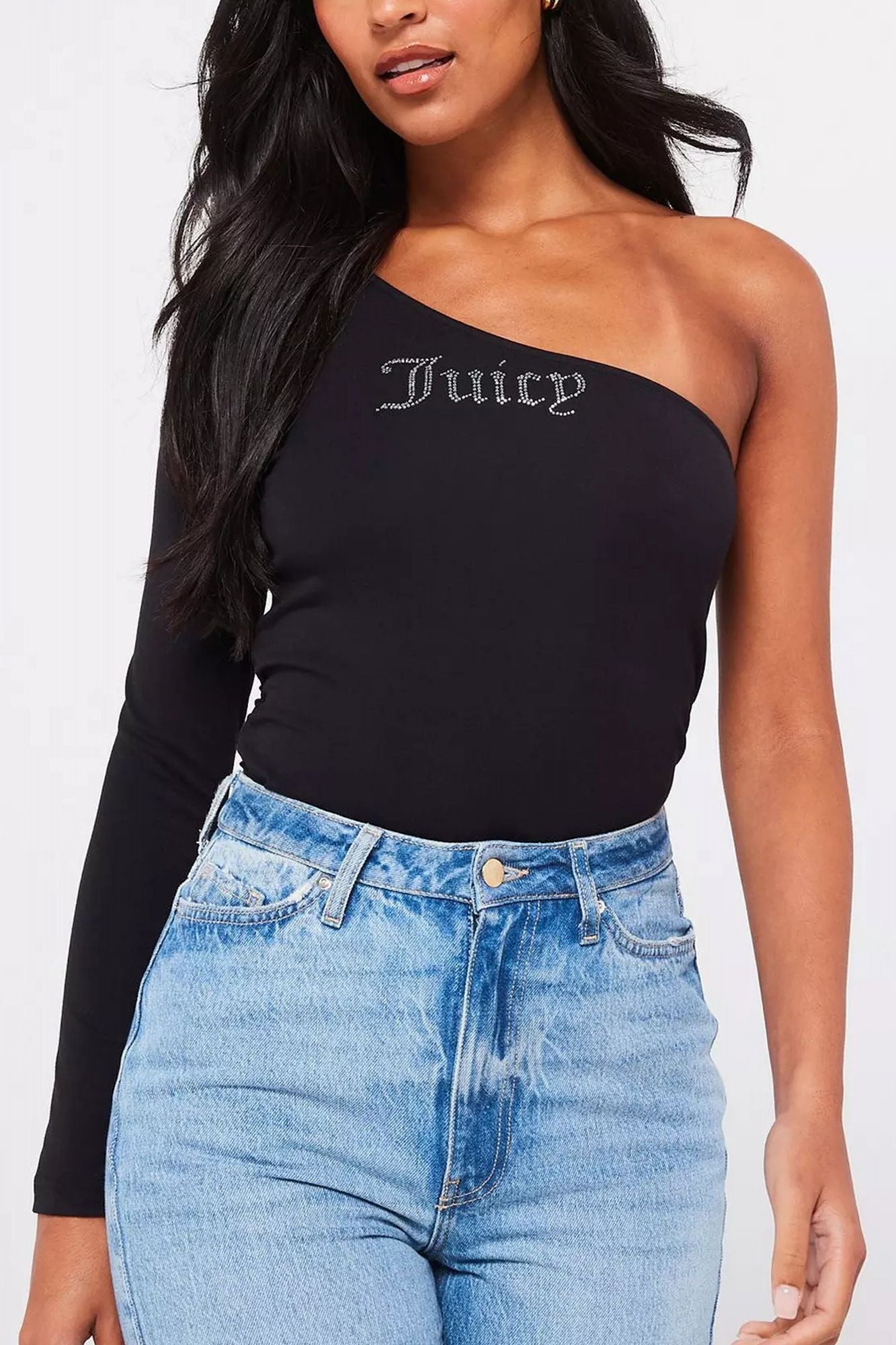 JUICY COUTURE NELLA ASYMMETRIC LS en color NEGRO (1)