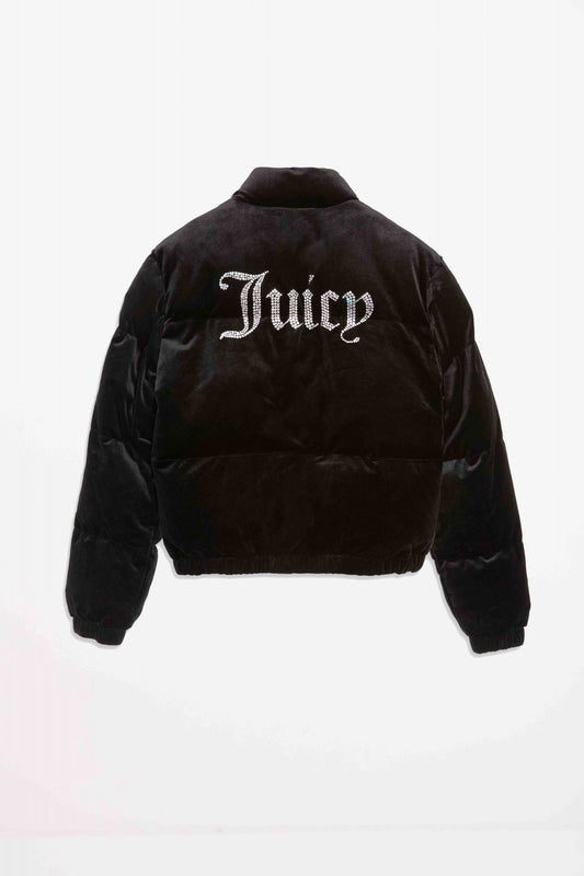 JUICY COUTURE MARGO PUFFA JACKET en color NEGRO (2)