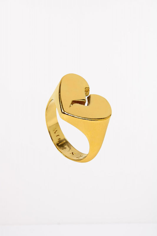 TWOJEYS BROKEN HEART RING en color ORO (1)