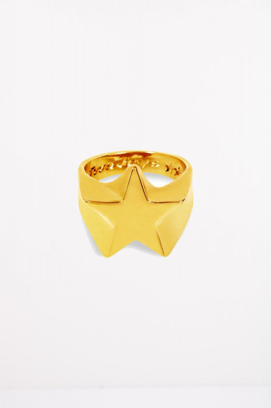 TWOJEYS SHOOTING STAR RING en color ORO (2)