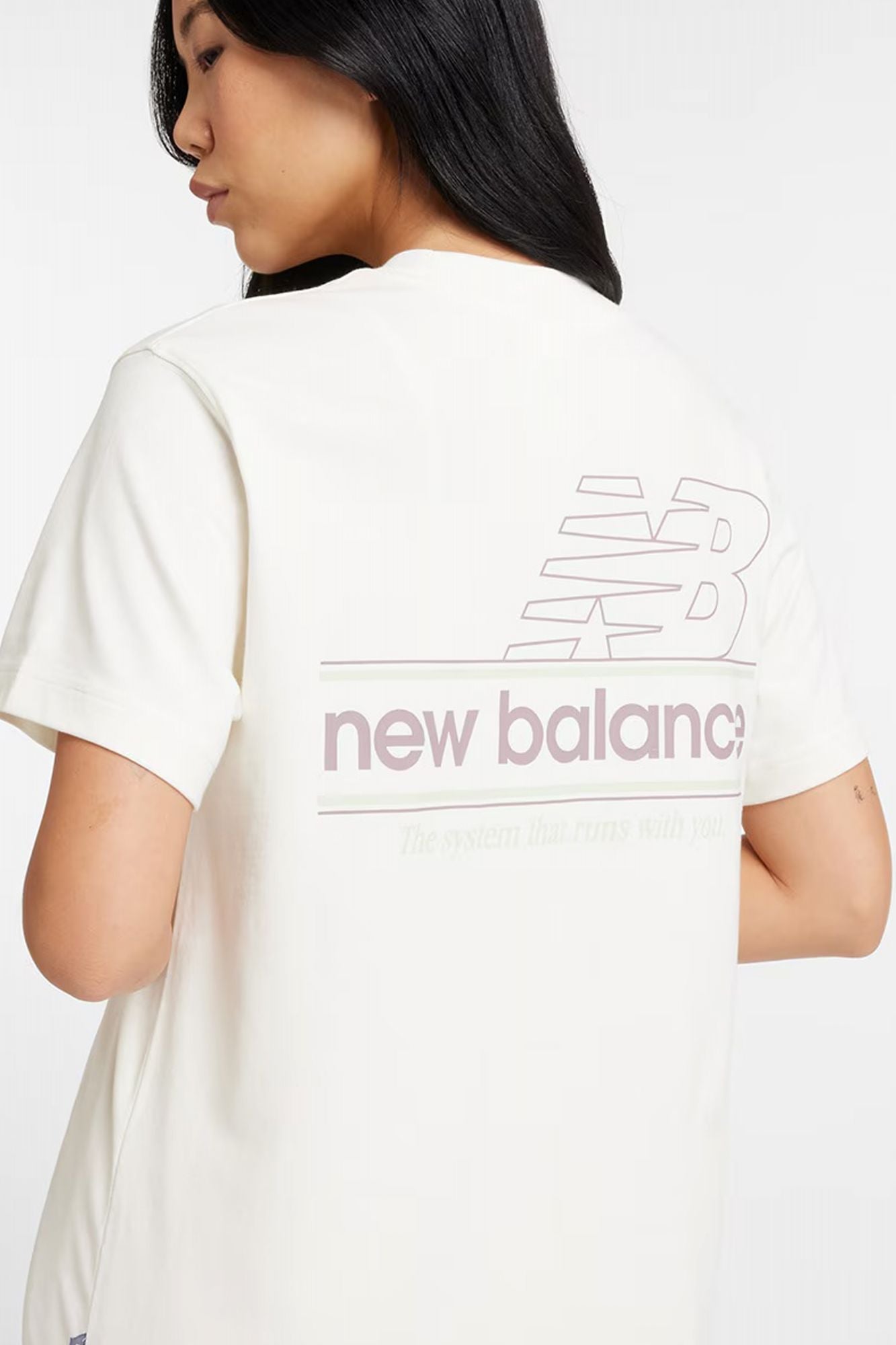 NEW BALANCE ATHLETICS RELAXED SYSTEM T- en color BLANCO (4)