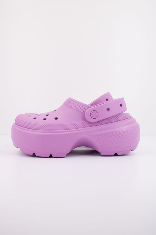 CROCS STOMP CLOG en color ROSA (1)