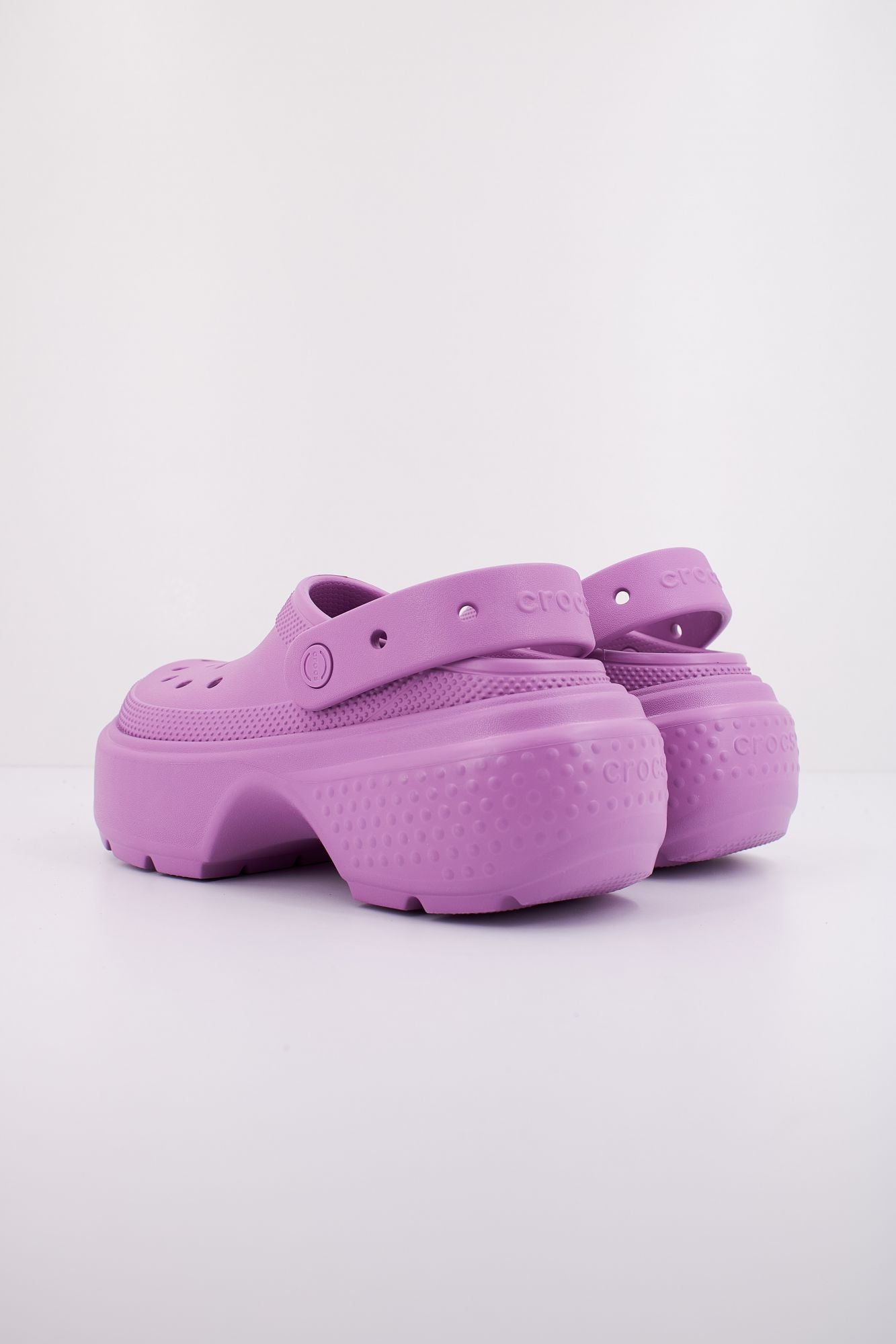 CROCS STOMP CLOG en color ROSA (4)