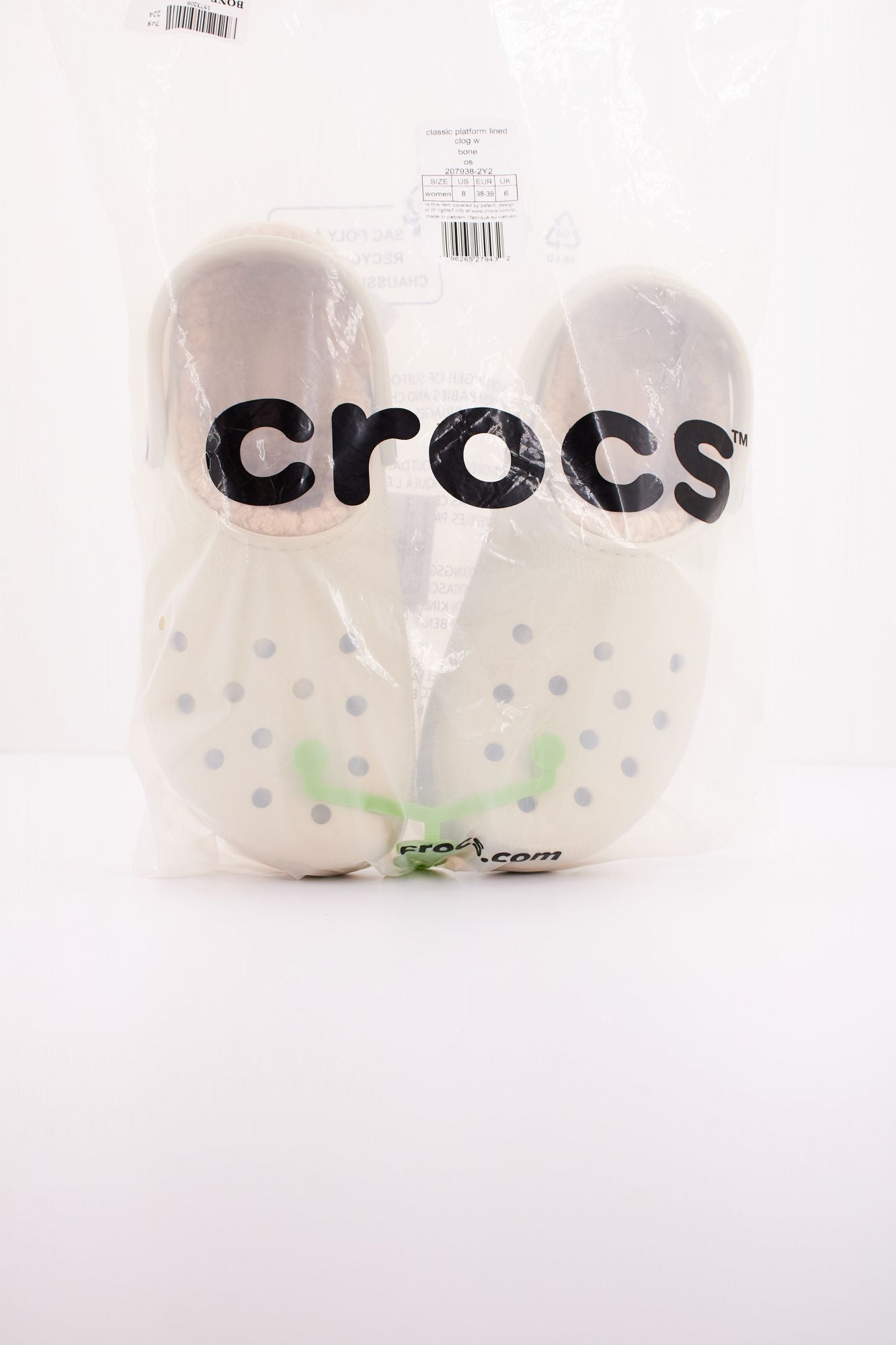 CROCS LINED CLOG en color BEIS (6)