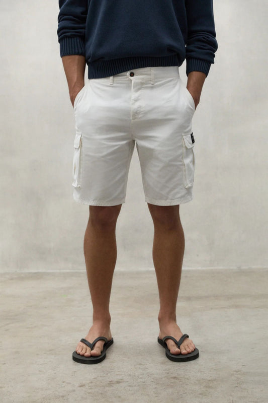 ECOALF LIMAALF SHORTS en color BLANCO (1)