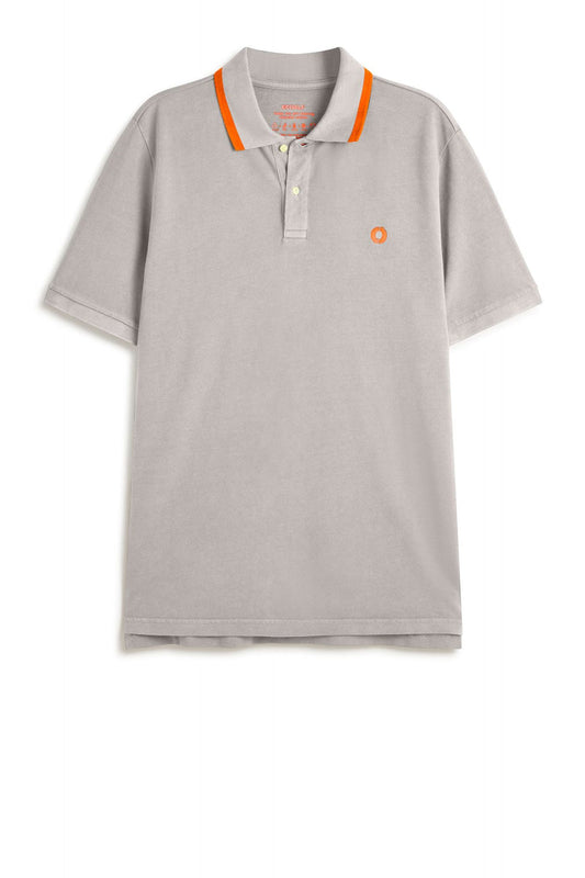 ECOALF RAYANALF POLO en color GRIS (2)