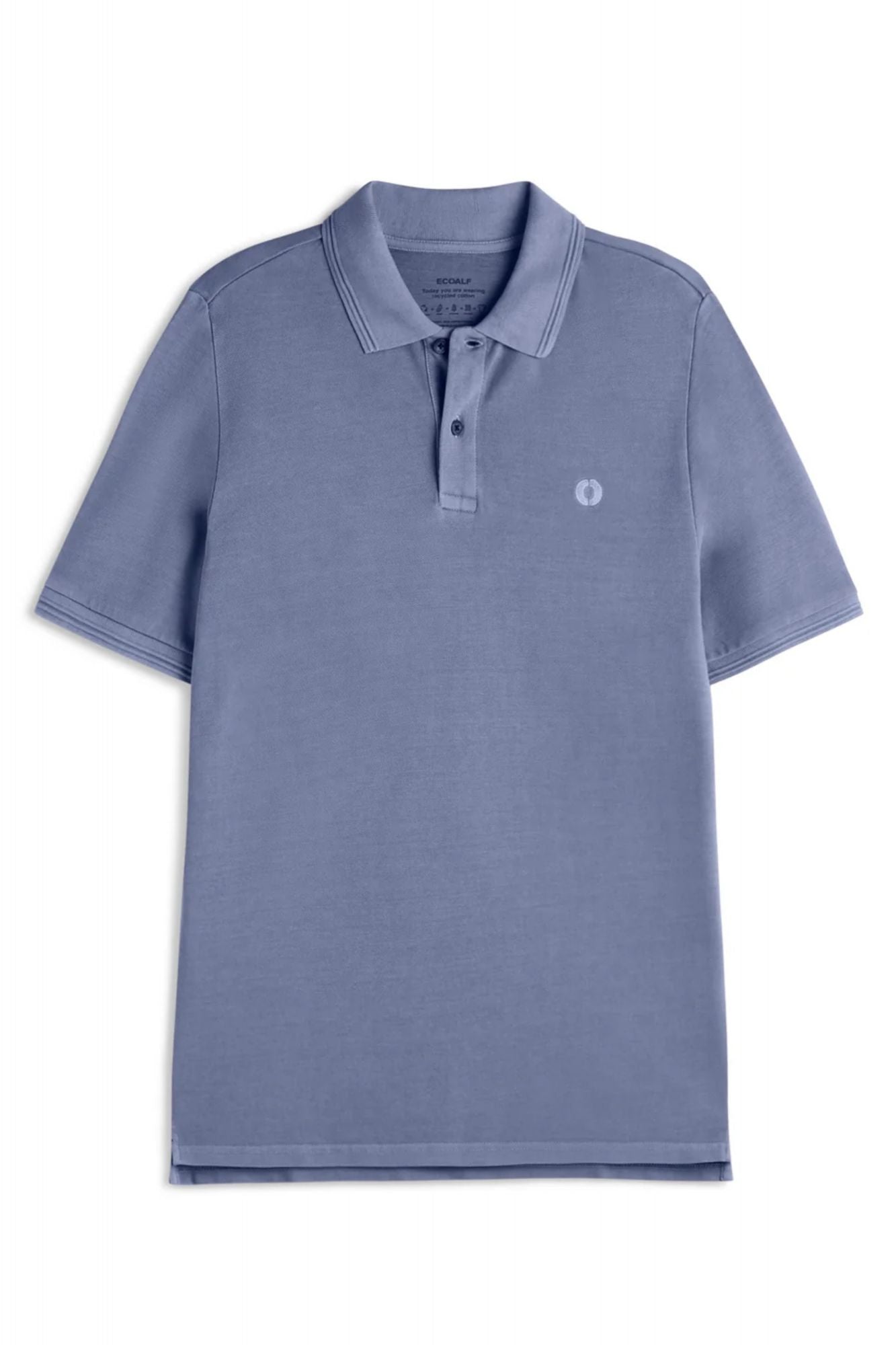 ECOALF ANOALF BECAUSE POLO en color AZUL (2)