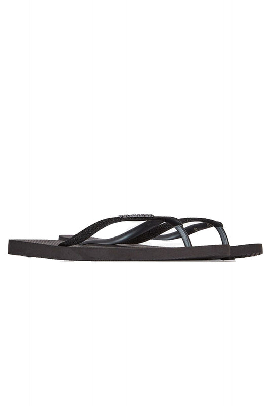 HAVAIANAS SLIM GLITTER II en color NEGRO (2)