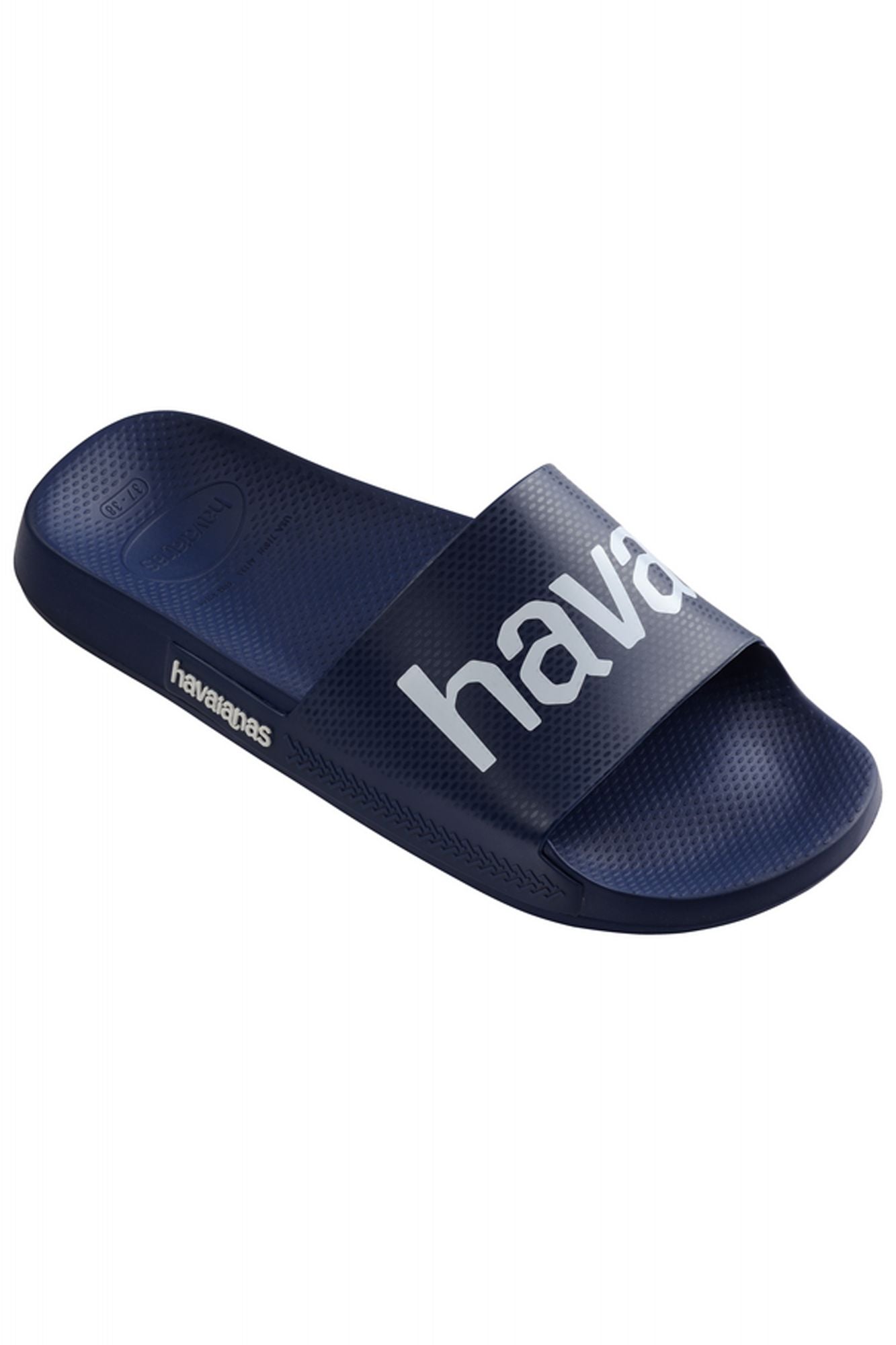 HAVAIANAS SLIDE CLASSIC LOGOMAN en color AZUL (3)