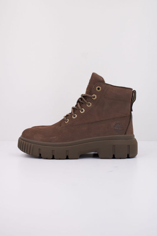 TIMBERLAND GREYFIELD MID LACE UP en color MARRON (1)