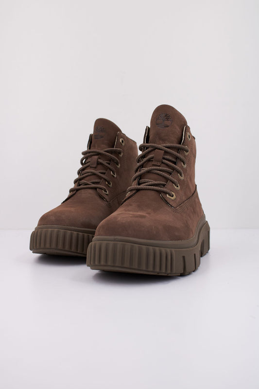 TIMBERLAND GREYFIELD MID LACE UP en color MARRON (2)