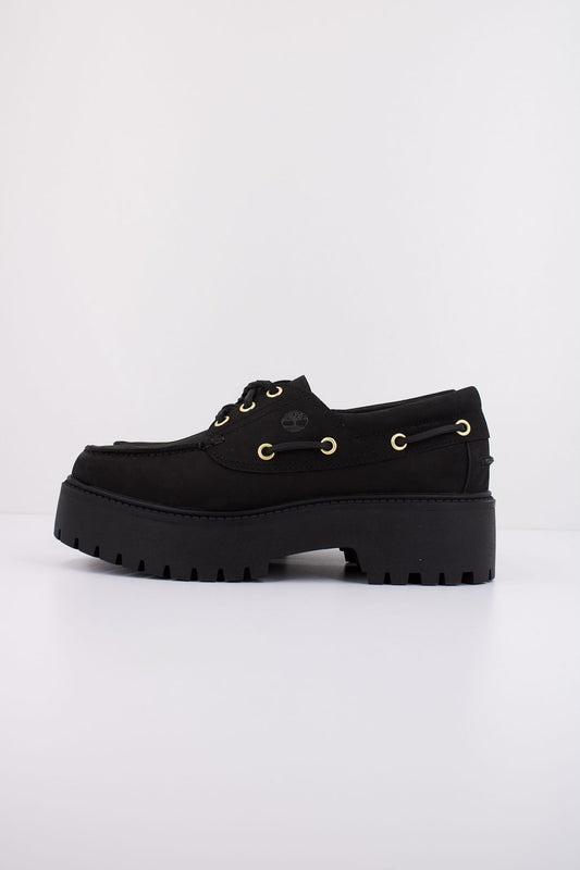 TIMBERLAND STONE STREET BOAT SHOE en color NEGRO (1)