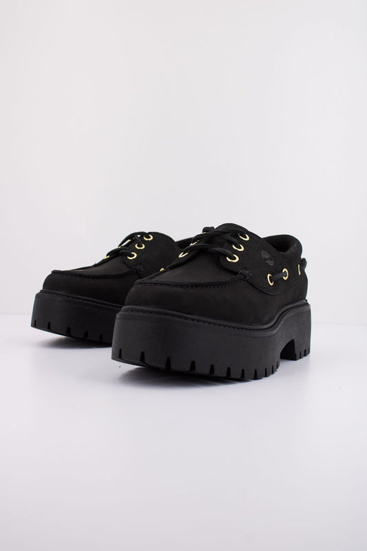 TIMBERLAND STONE STREET BOAT SHOE en color NEGRO (2)