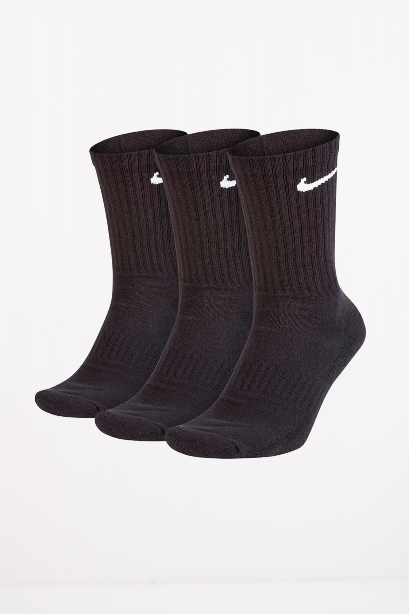 NIKE EVERYDAY CUSHION CREW T PACK 3 en color NEGRO (1)