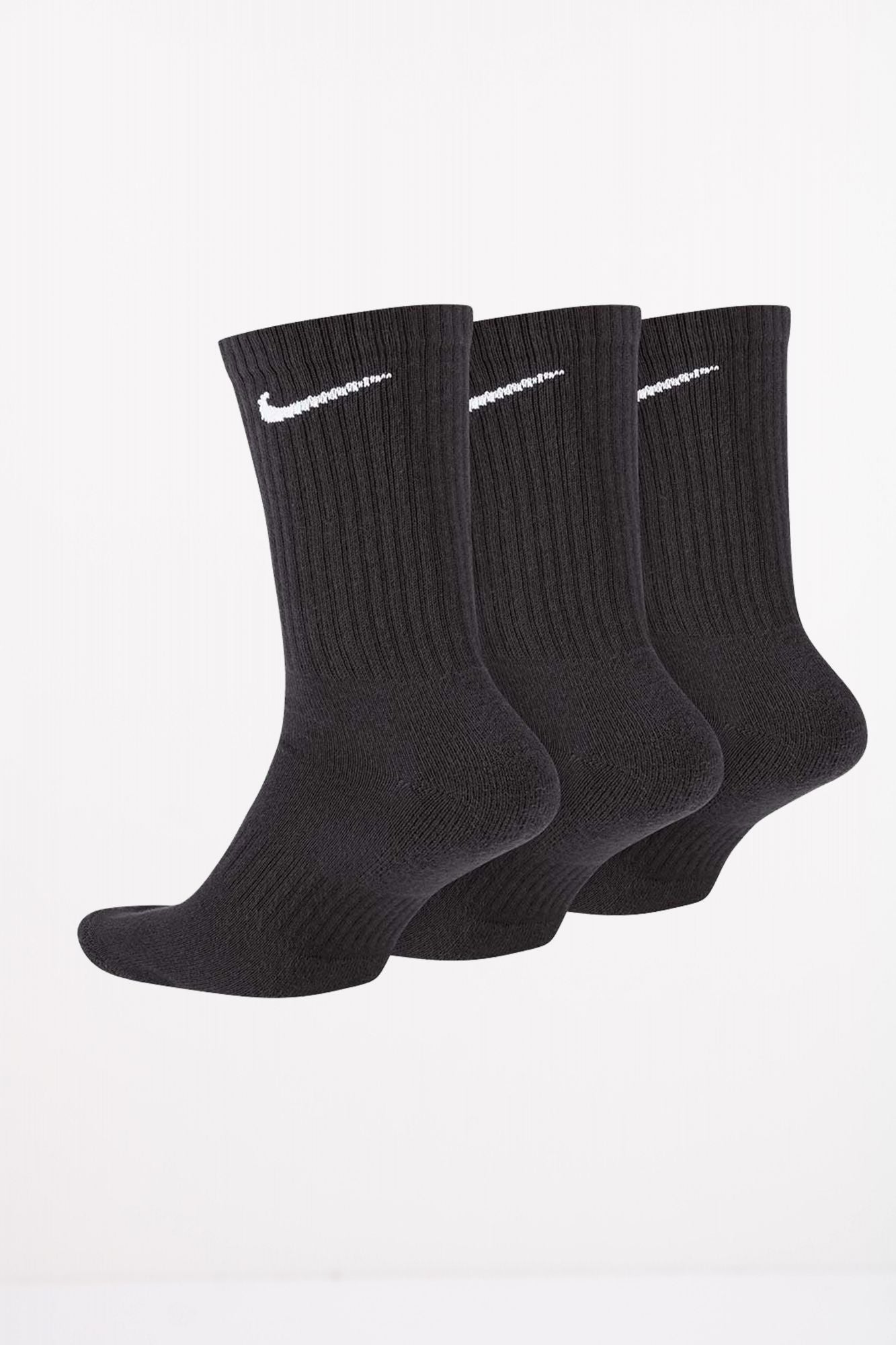 NIKE EVERYDAY CUSHION CREW T PACK 3 en color NEGRO (2)