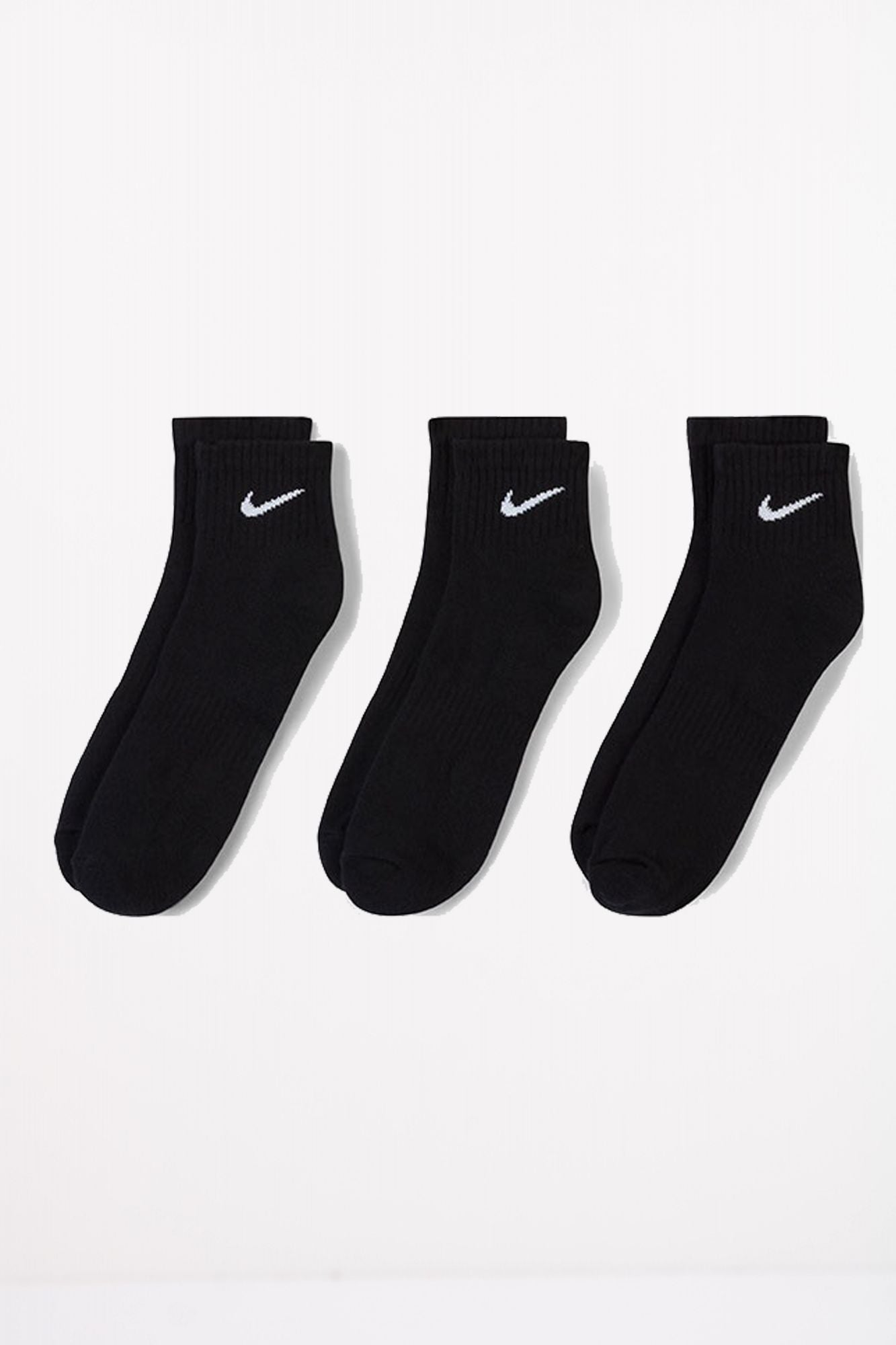 NIKE EVERYDAY CUSHION ANKLE PACK 3 en color NEGRO (4)