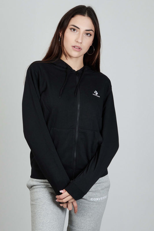 CONVERSE CLASSIC HOODIE en color NEGRO (1)