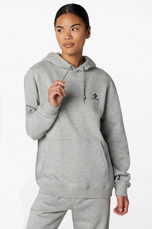 CONVERSE STAR CHEVRON HOODIE BB en color GRIS (1)