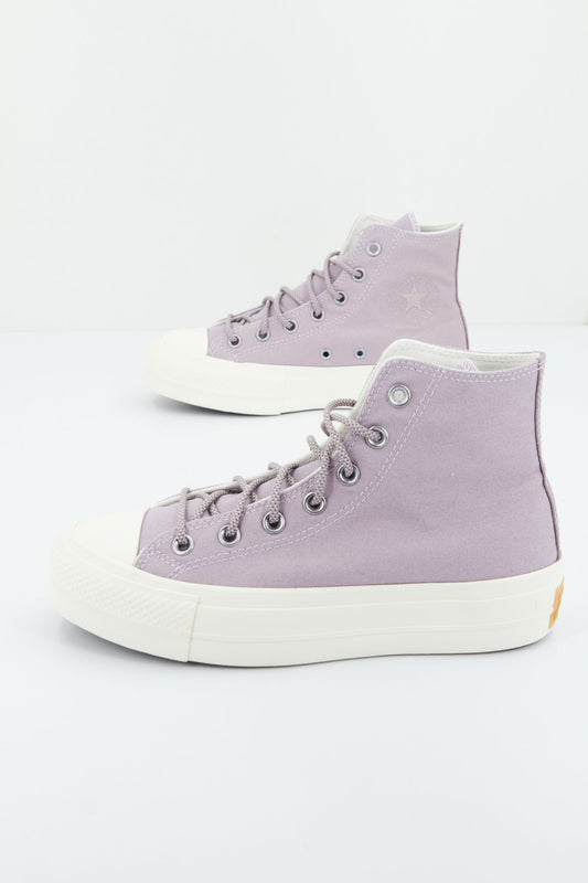 CONVERSE CHUCK TAYLOR ALL STAR LIFT HI LUCID en color VIOLETA (2)