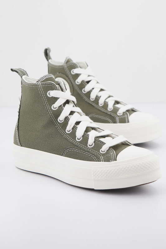 CONVERSE CHUCK TAYLOR ALL STAR LIFT HI en color VERDE (2)