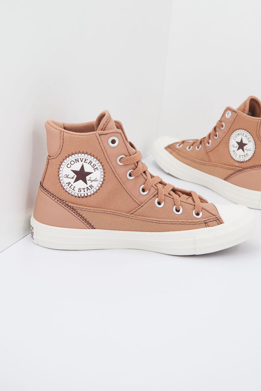 CONVERSE CHUCK TAYLOR ALL STAR PATCHWORK en color MARRON CLARO (1)