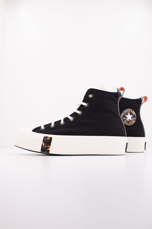 CONVERSE CHUCK TAYLOR ALL STAR LIFT PLATFORM TORTOISE en color NEGRO (1)