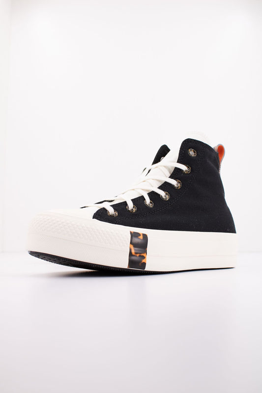 CONVERSE CHUCK TAYLOR ALL STAR LIFT PLATFORM TORTOISE en color NEGRO (2)