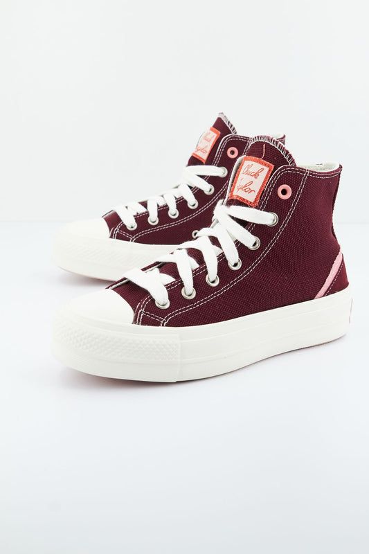 CONVERSE CHUCK TAYLOR ALL STAR en color BURDEOS (2)