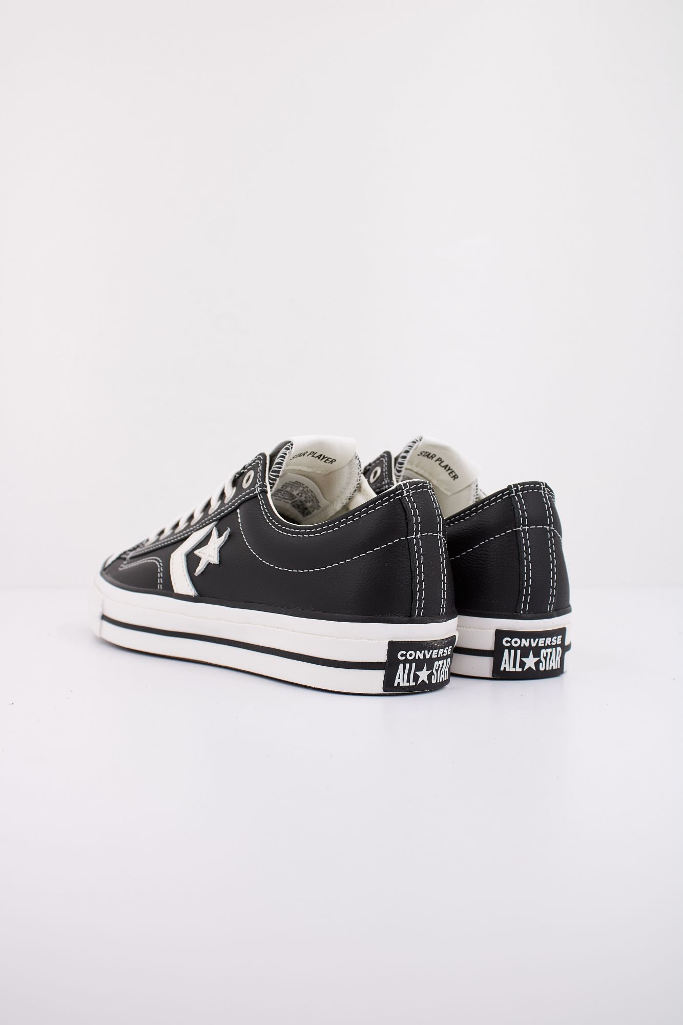 CONVERSE STAR PLAYER 76 FALL LEATHER en color NEGRO (4)