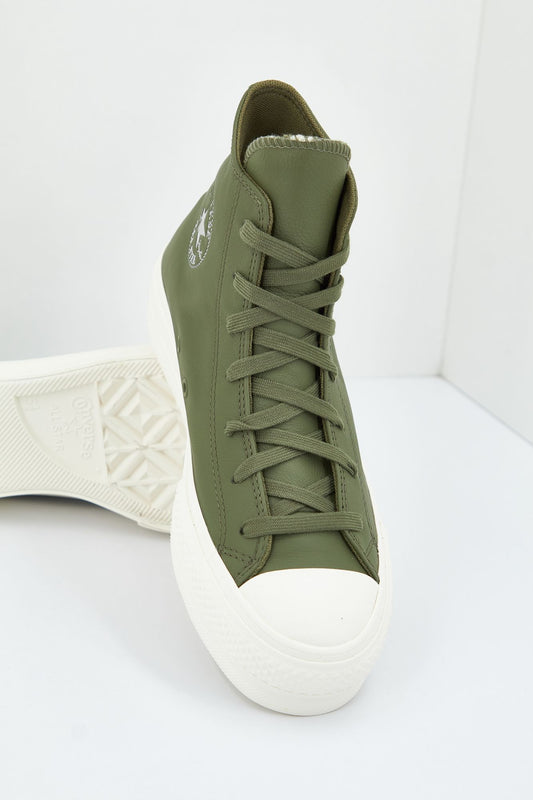 CONVERSE CHUCK TAYLOR ALL STAR LIFT HI en color VERDE (2)